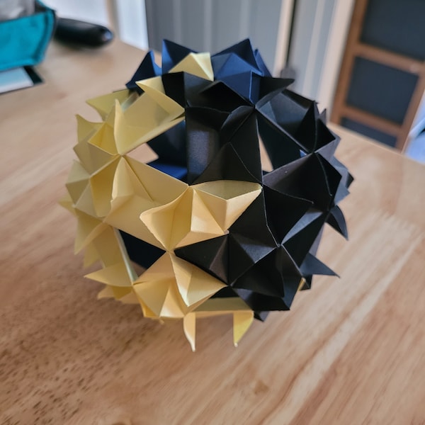 Boule d'origami Kusudama personnalisée
