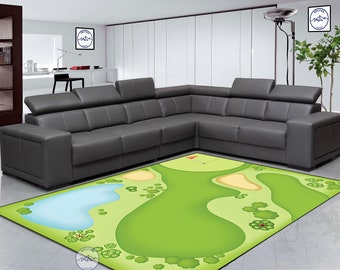 Golf Rug, Golf Court Rug, Golf Vector Rug, Gift Rug, Style Rug, Digital Rug, Room Rug, Living Room Rug, Modern Rug, Popular Rug, Printed Rug