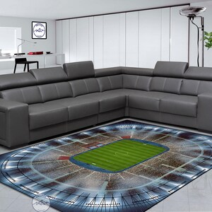 Stadium Pattern Rug, Football Stadium Rug, Sport Rug, Style Rug, Gift Rug, Digital Rug, Room Rug, Modern Rug, Popular Rug, Printed Rug