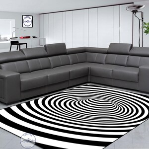 3D Rug, Vortex Rug, Illusory Rug, Abstract Rug, Style Rug, Digital Rug, Room Rug, Living Room Rug, Modern Rug, Popular Rug, Printed Rug