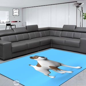 Dog Rug, Cute Dog Rug, Animal Rug, Child Rug, Style Rug, Digital Rug, Room Rug, Living Room Rug, Modern Rug, Popular Rug, Printed Rug