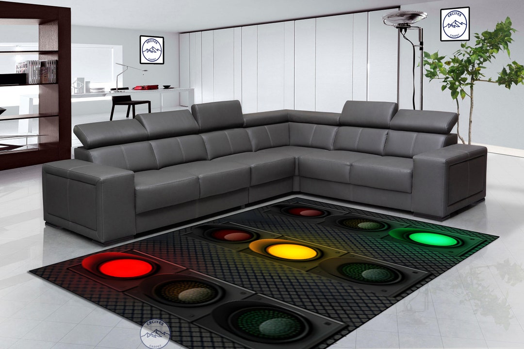 Stop Light Rug Traffic Lights Printed Rug: Modern Style Room Decor - Etsy