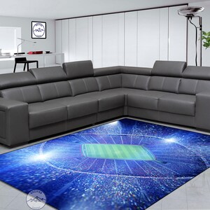 Stadium Rug, Night Stadium Rug, Match Rug, Sport Rug, Soccer Rug, Football Rug, Room Rug, Living Room Rug, Modern Rug, Popular Rug