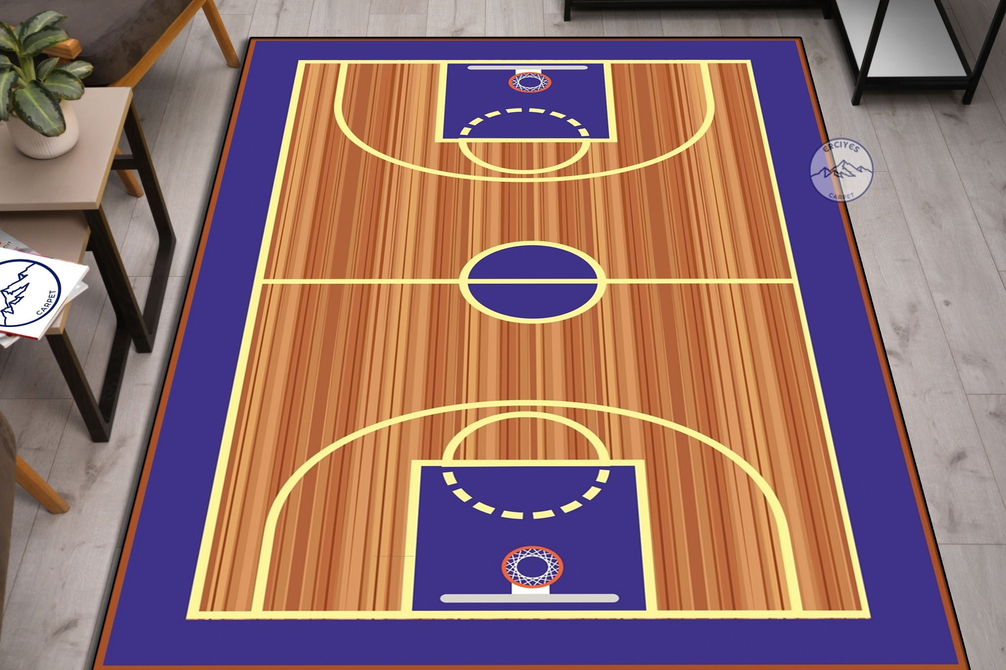 Discover Basketball Court Rug, Sport Rug, Basketball Rug, Style Rug, Digital Rug, Room Rug