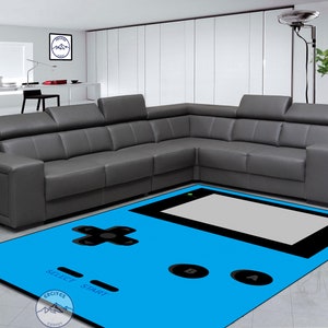 Handheld Arcade Rug, Retro Rug, Style Rug, Digital Rug, Abstract Rug, Room Rug, Living Room Rug, Modern Rug, Popular Rug, Printed Rug