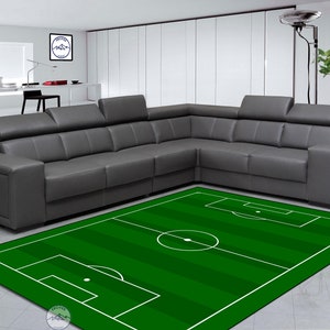 Soccer Rug, Soccer Court Rug, Football Rug, Football Court Rug, Sport Rug, Room Rug, Living Room Rug, Modern Rug, Popular Rug, Printed Rug