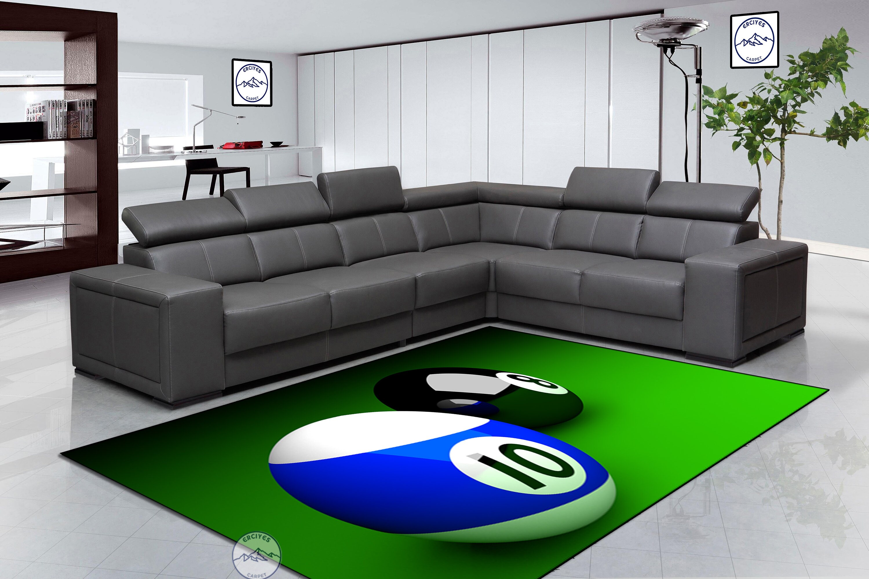 Billiard Ball Rug, Game Rug, Art Rug, Abstract Rug, Style Rug, Digital Rug, Room Rug, Living Room Rug, Modern Rug, Popular Rug, Printed Rug