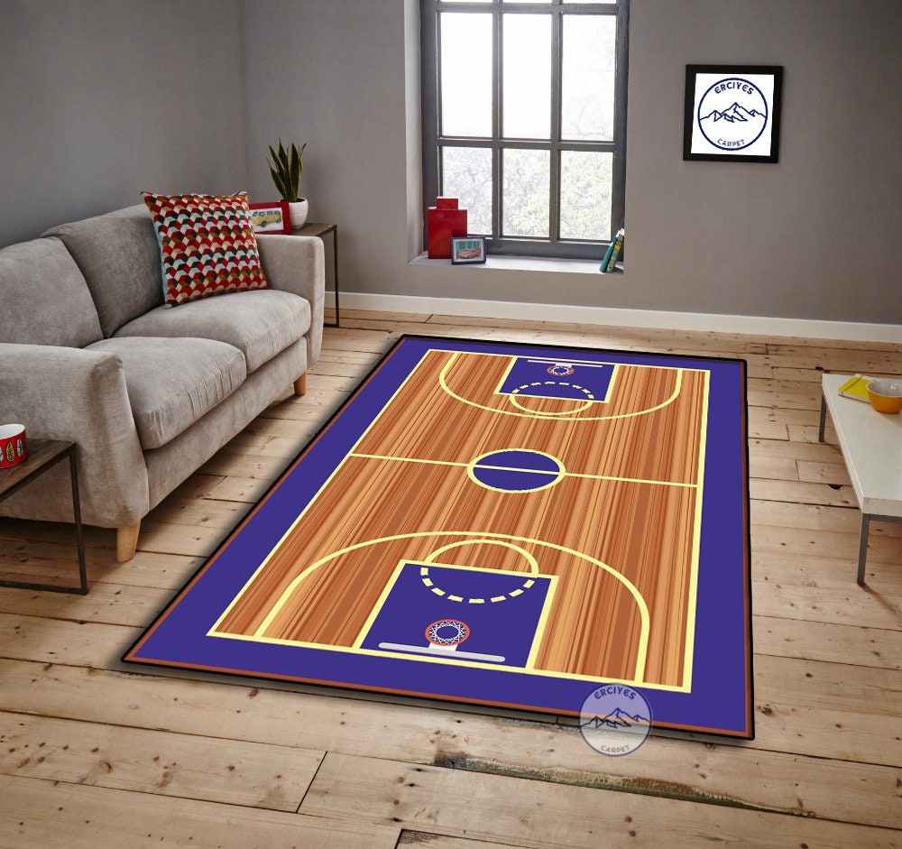 Discover Basketball Court Rug, Sport Rug, Basketball Rug, Style Rug, Digital Rug, Room Rug