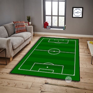 Soccer Rug, Soccer Court Rug, Football Rug, Football Court Rug, Sport Rug, Room Rug, Living Room Rug, Modern Rug, Popular Rug, Printed Rug