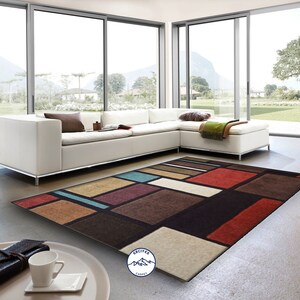 Rectangle Pattern Rug, Art Rug, Room Rug, Living Room Rug, Modern Rug, Style Rug, Popular Rug, Digital Rug, Printed Rug