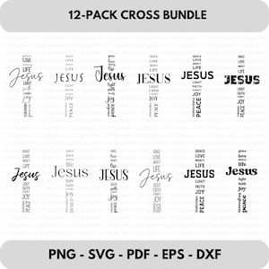 Kreuz, Bundle,, Jesus Kreuz SVG, Osterkreuz svg, Jesus svg, Ostern, Kreuz Clipart, Weihnachtskreuz, Kreuz Kunst, Kreuz Vektor, Er ist auferstanden