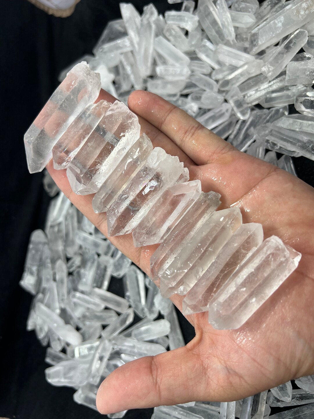 3kgs Clear Cloudy Quartz Crystals Wholesale Terminated One Sided and