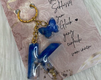 Llaveros con letras o números