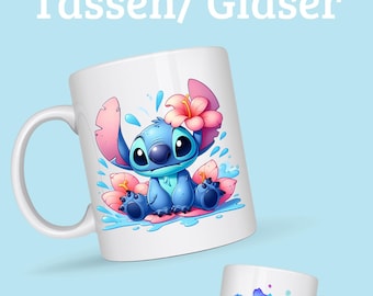 Taza de Stitch Disney - nuevos diseños 2025 - Juegos - Personalizable