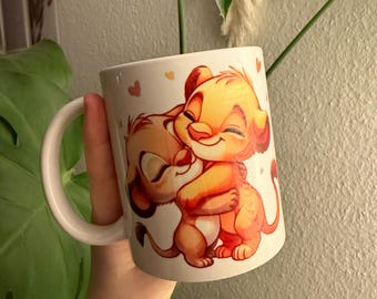 Taza de El Rey León de Disney - Personalizable