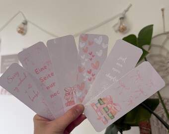 Pink Bookmark Collection