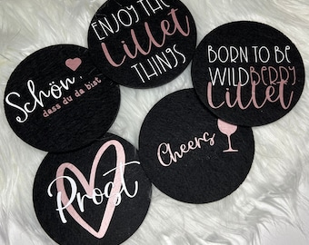 posavasos de fieltro