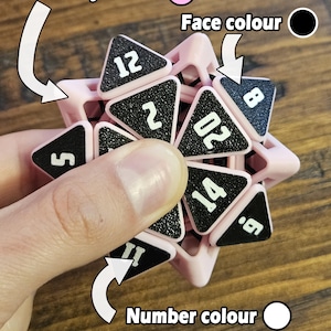 Custom Squishable D20 - Fidget Dice | Squishy Dice | Dice for D&D | Fidget Toy | Desk toy | 3D Printing | 3D Gift | Sensory Toy image 3