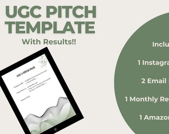 UGC Pitching-sjablonen: 5 stuks