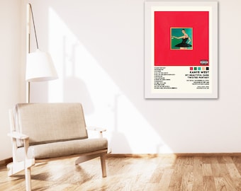 Kanye West - My Beautiful Dark Twisted Fantasy - Album Poster