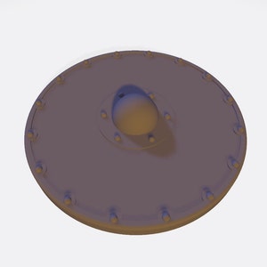 10 Assorted Round Shields For 28/32mm scale wargaming and kit bashing