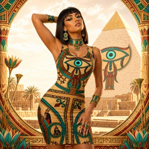 Egyptian Dress for Women - Etsy