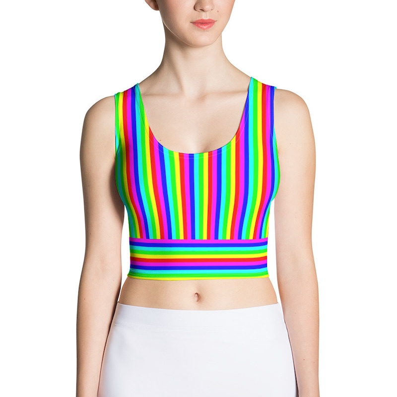 Midrip Top Midriff Crop Tops - Etsy