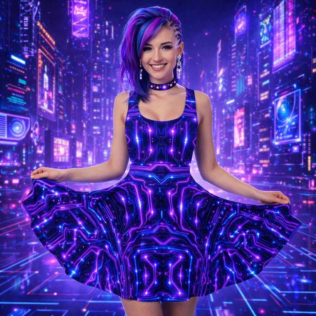 Cyberpunk Dress - Etsy Cyberpunk Dress - Etsy