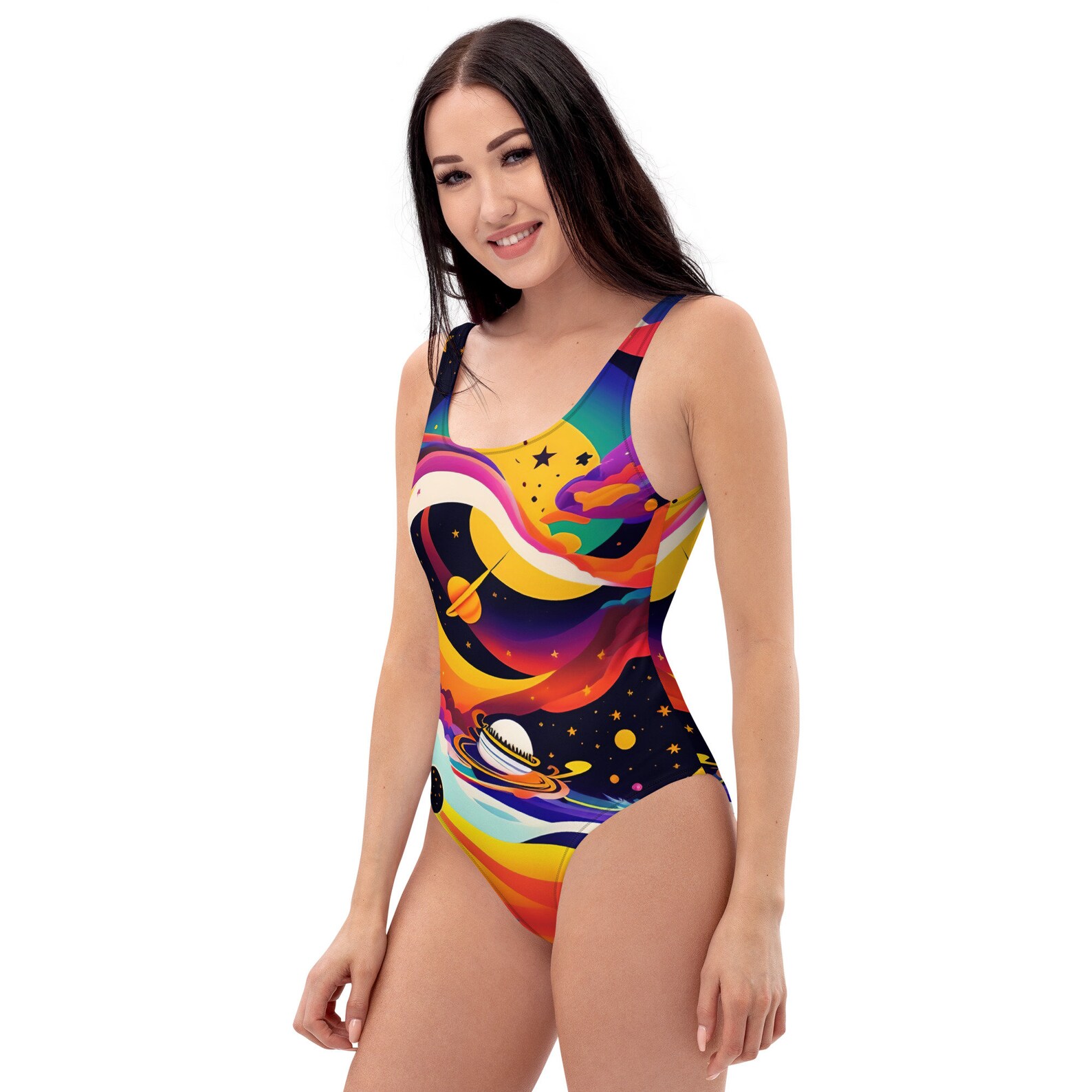 Galaxy Gazing Swim Dress main image 0