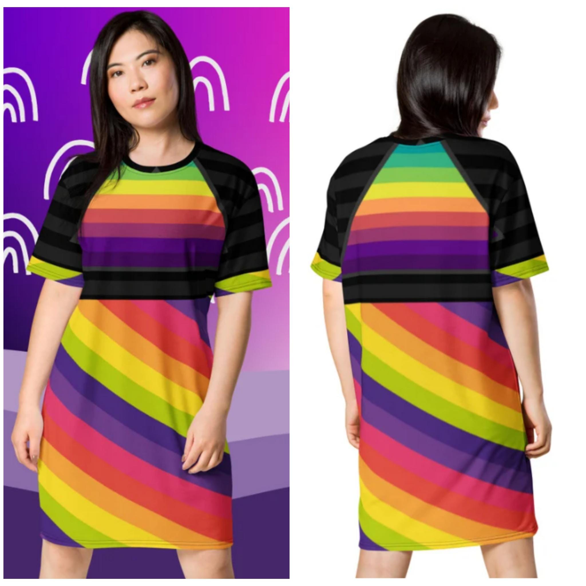 Rainbow Nightgown Etsy Canada