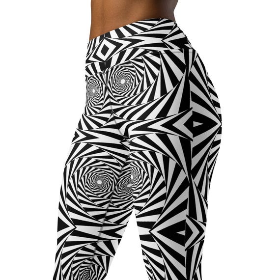 Hypnotic Trance Leggings Psychedelic Festival Party Pants