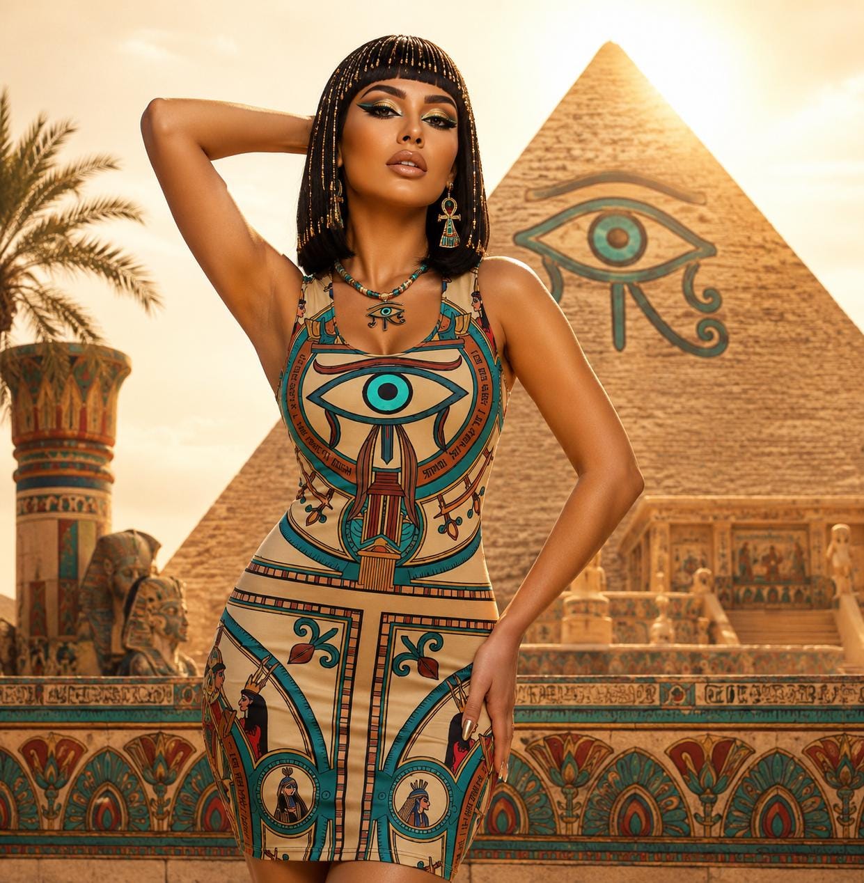 egyptian themed party dresses Amazon.com: Boveco Cleopatra Costume For Women 5PCS Egyptian Goddess  Costume Dress Egyptian Pharaoh Halloween Outfit For Women Cosplay Party M :  Clothing, Shoes & Jewelry