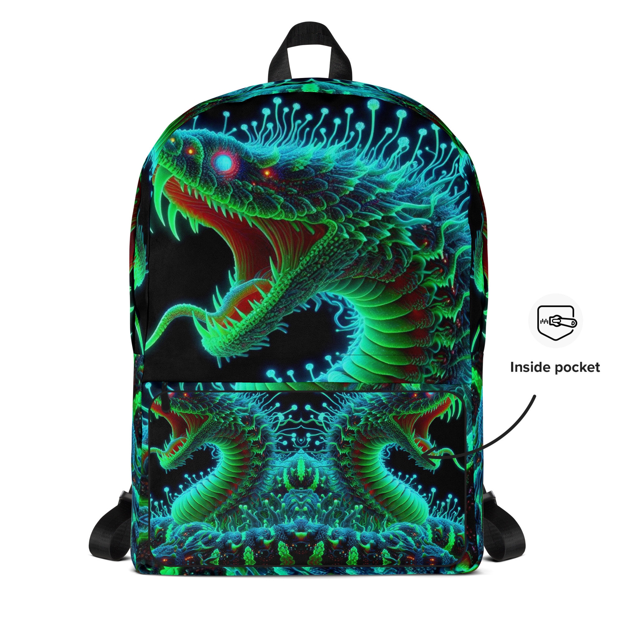 バッグ if six was nine BLK SNAKE+FEATHERS POUCH if six was nine