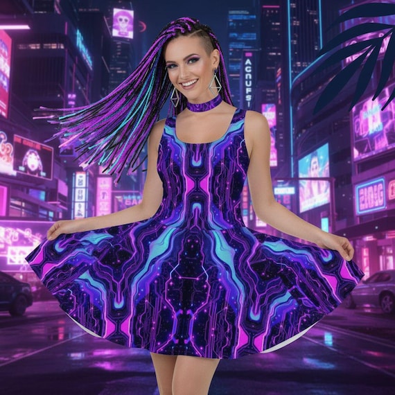 cyberpunk fashion dress CYBERPUNK 2077 ARASAKA SLEEVELESS DRESS BY ARK8 – CD PROJEKT RED Gear Store main image 0