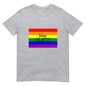 Very Gay Pride Short-Sleeve Unisex T-Shirt