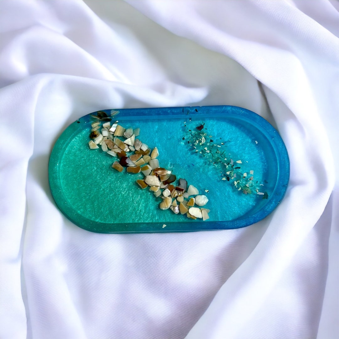 Jewelry Tray Resin Jewelry Tray Multipurpose Tray Etsy