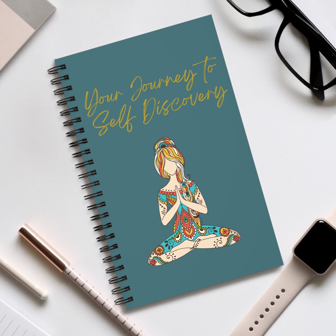 Your Journey to Self Discovery - Spiral Reflective Journal - Etsy