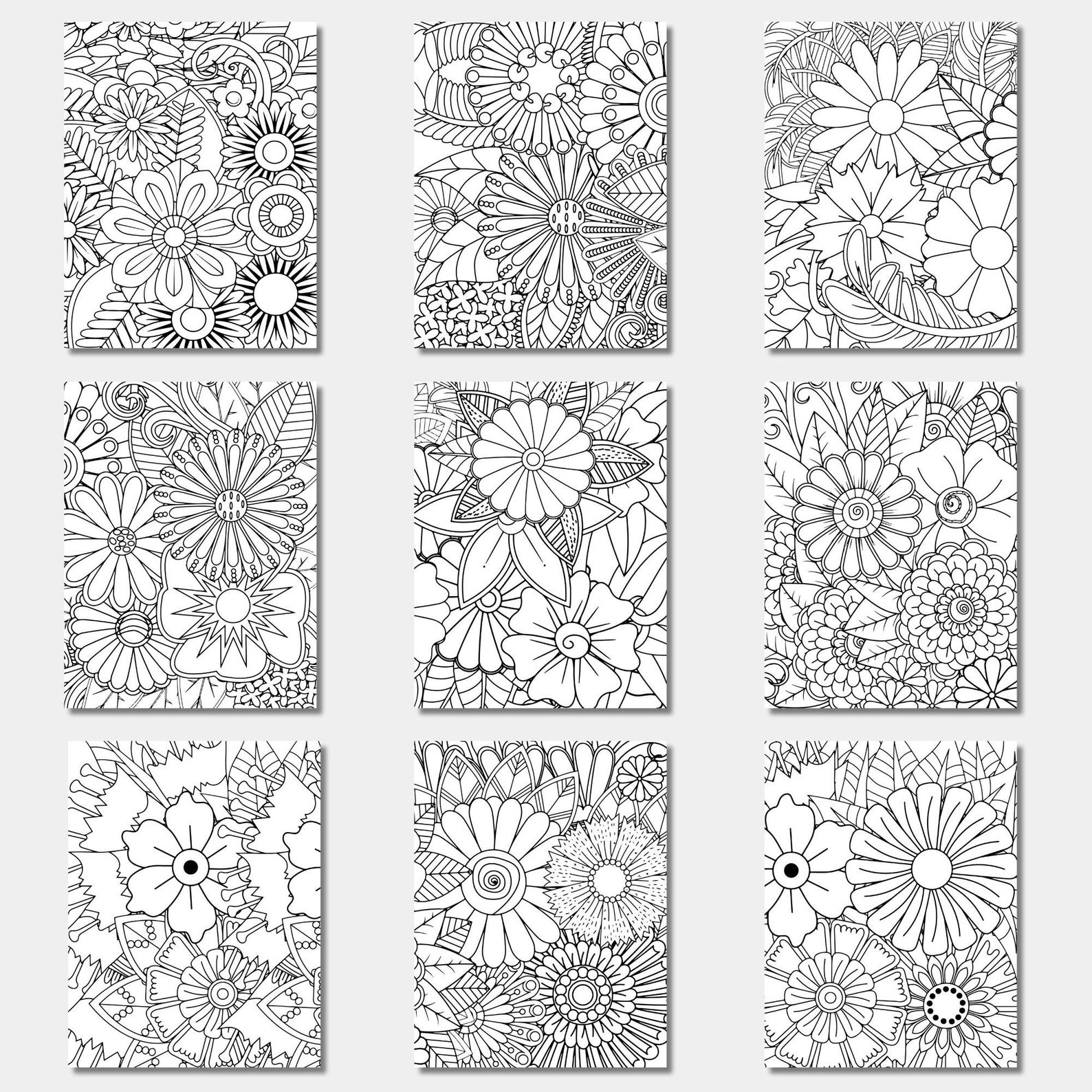 Flower Coloring Pages,flower Coloring Book,flower Girl Coloring Book