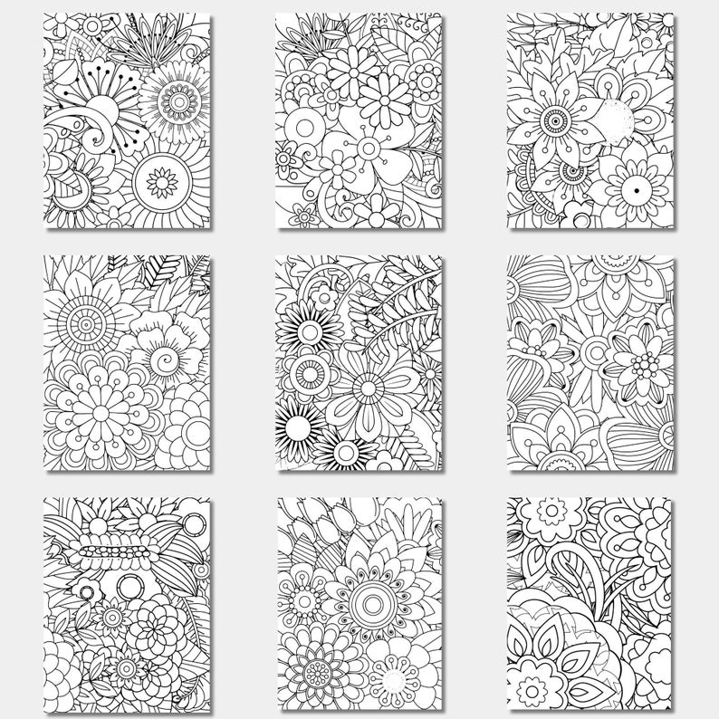 Flower Coloring Pages,flower Coloring Book,flower Girl Coloring Book