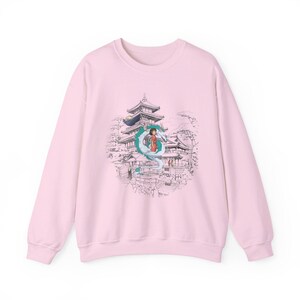 Spirited Away Studio Ghibli-sweater Haku No Face Anime Hayao Miyazaki-shirt ronde hals Ghibli Totoro Gift Howl's Moving Castle Yubaba-top afbeelding 8