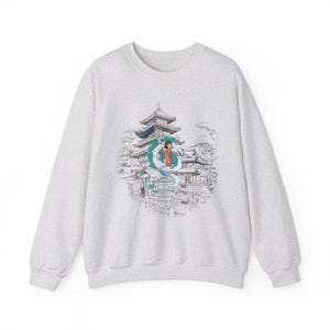 Spirited Away Studio Ghibli-sweater Haku No Face Anime Hayao Miyazaki-shirt ronde hals Ghibli Totoro Gift Howl's Moving Castle Yubaba-top afbeelding 9