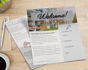 Tenant Welcome Letter Template: Property Management (Digital Download)