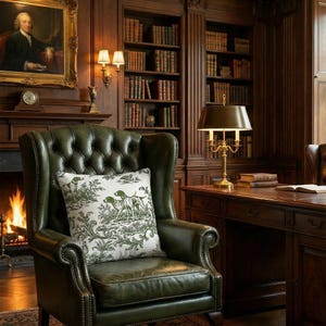 Bob White Quail & Pointers Upland Hunting Pillowcase | Faux Suede Square Pillowcase