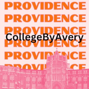 Providence College Friars preppy pink dorm or apartment wall decor