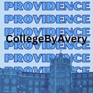 Light Blue Providence College Digital Print