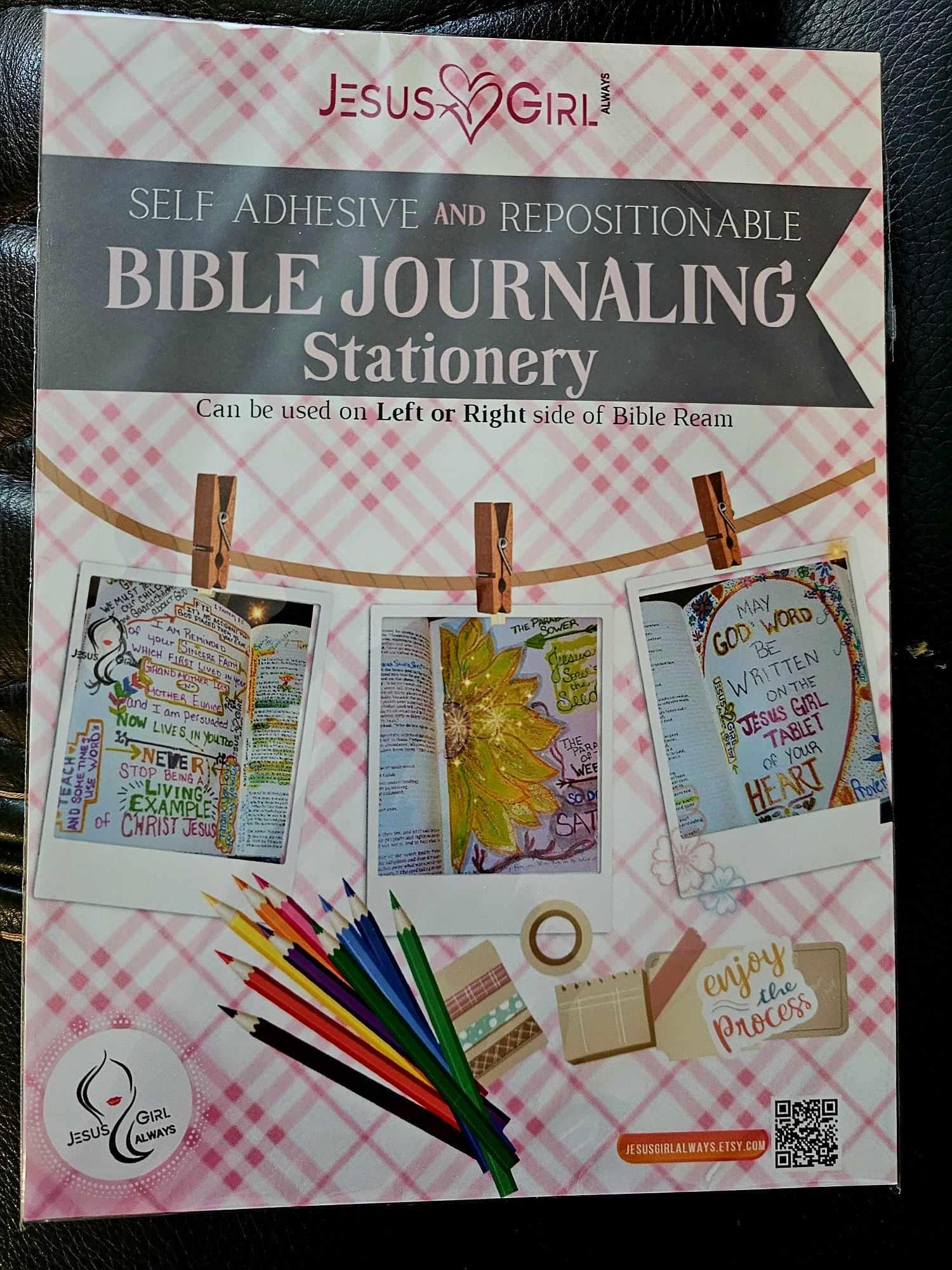 JG Bible Journaling Stationery. Self Adhesive &amp; Repositionable ...