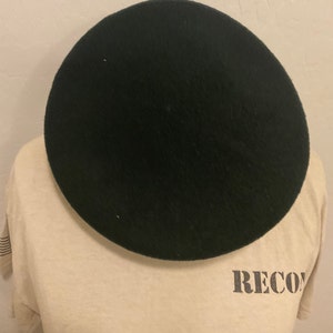 US Army Garrison Greenish Black Wool Beret Size 7 1/8 New In Package