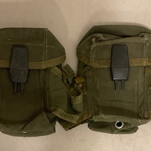 Set of 2 Used M16 Nylon Alice Magazine Pouch