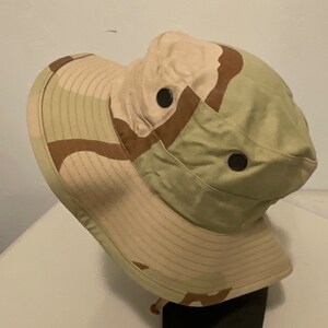 Desert  Type II Camouflage  Hat Size 7 1/8