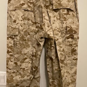 US Military Deseret Marpat Camouflage Trousers in Various Sizes.